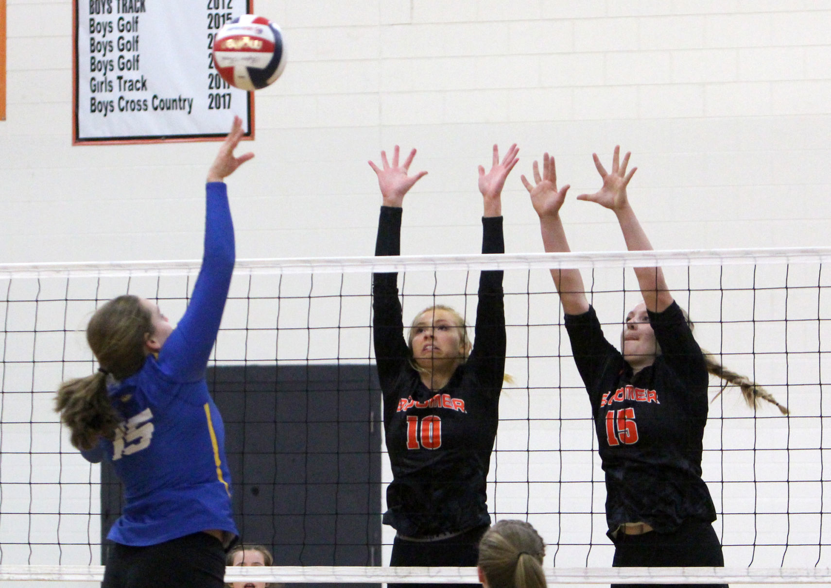 Rice Lake at Bloomer volleyball 10-24-19